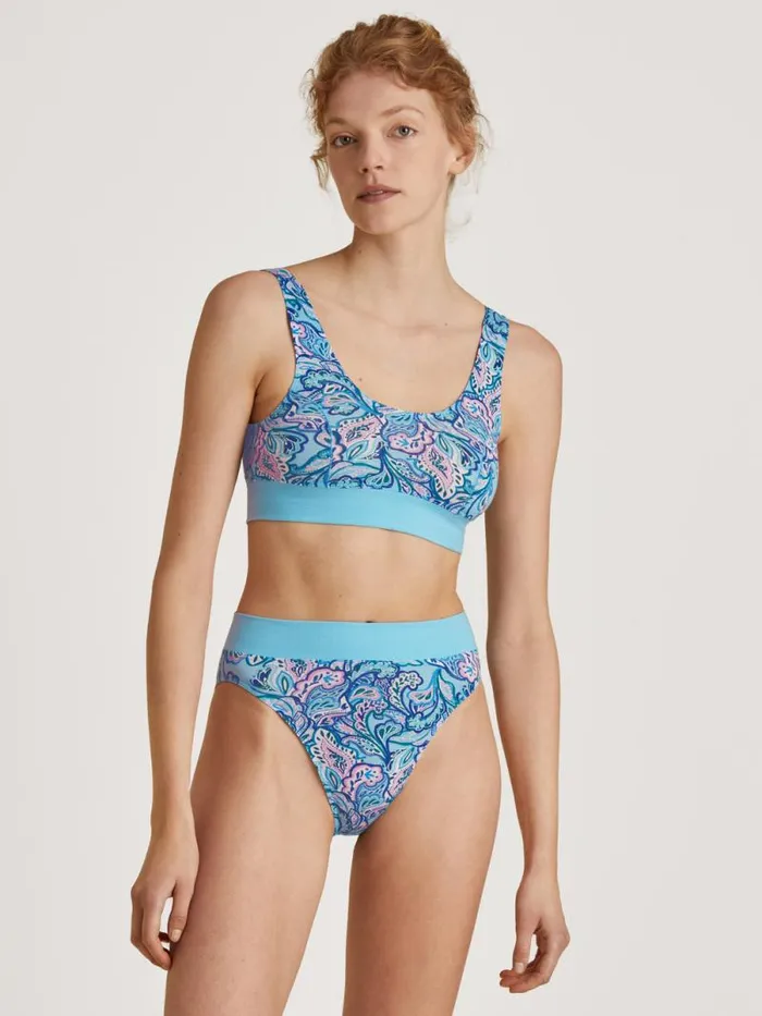 CALIDA Bottoms Brief High Waist Blue Topaz 8211 Women