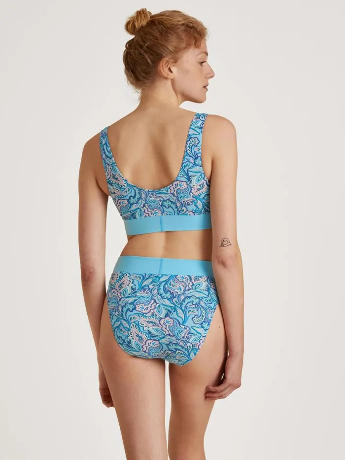 CALIDA Bottoms Brief High Waist Blue Topaz 8211 Women