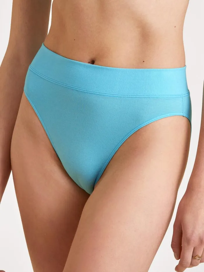 CALIDA Bottoms Brief Soft Waistband High Waist Blue Topaz 8211 Women