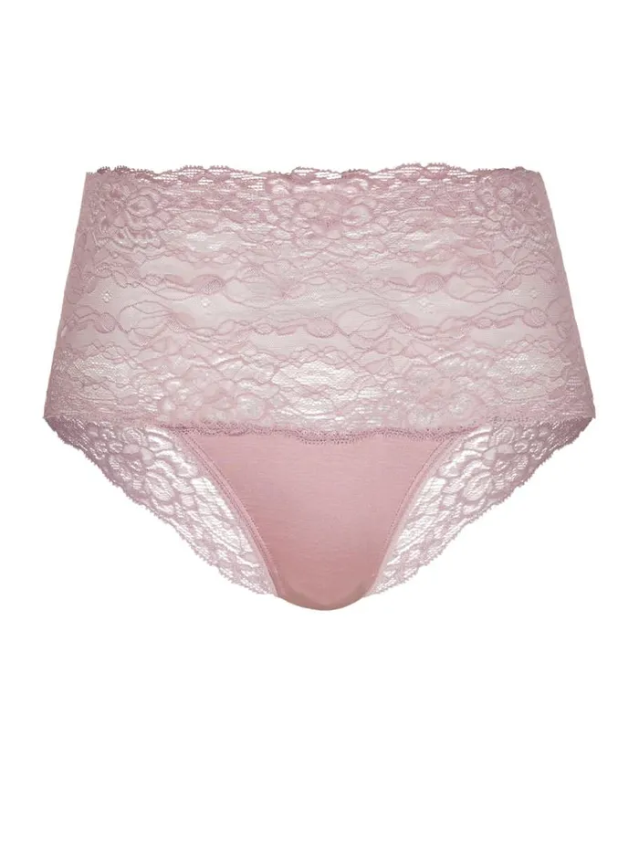 CALIDA Bottoms Brief With Lace High Waist Mauve Shadow 8211 Women