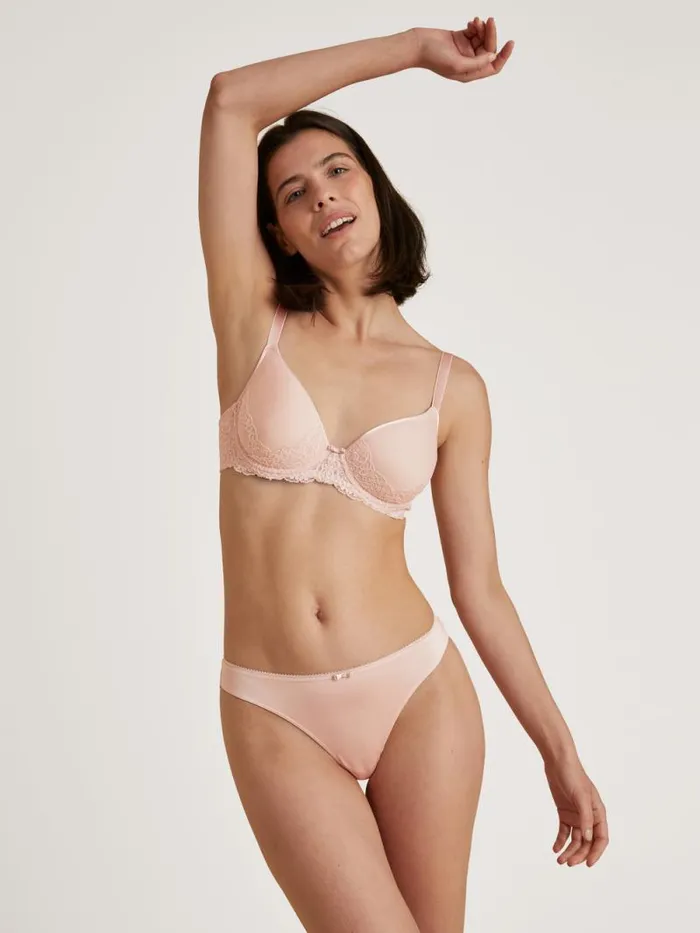 CALIDA Bottoms String Low Cut Lace Parfait Pink 8211 Women
