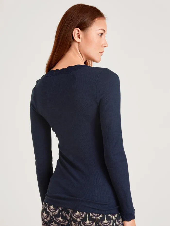 CALIDA Functional Underwear Shirt Long Sleeve Eclipse Blue 8211 Women