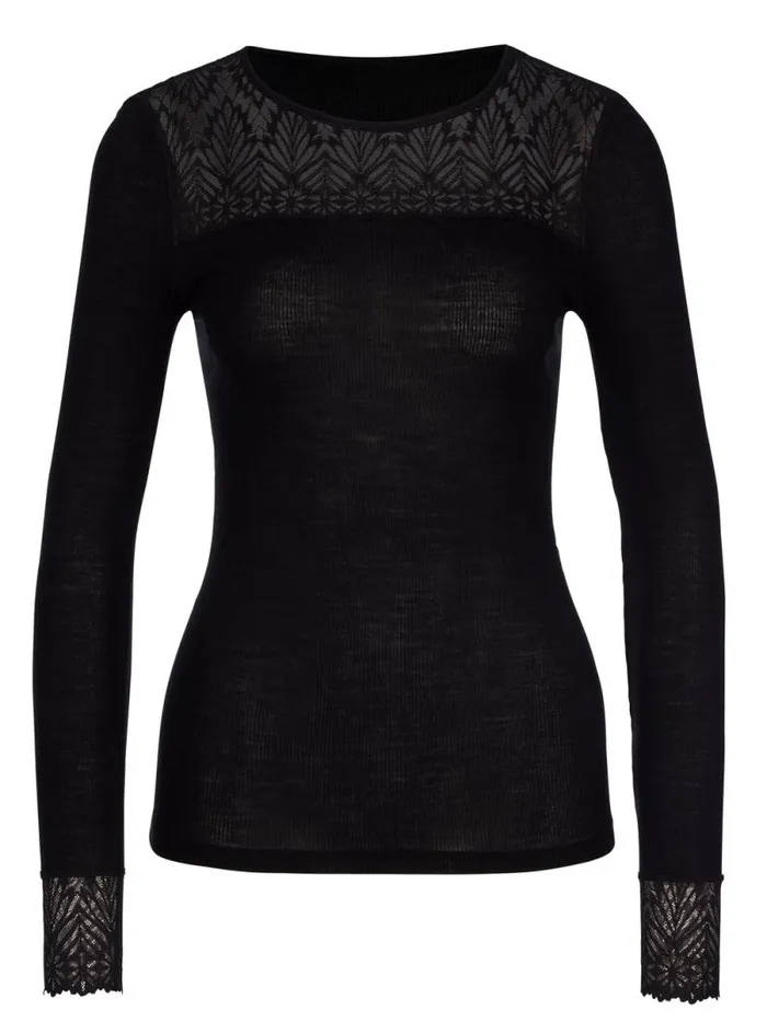 CALIDA Functional Underwear Shirt Longsleeve Ws Schwarz 8211 Women