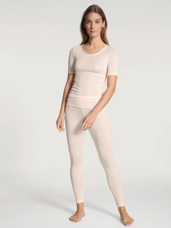CALIDA Functional Underwear Shirt Short Sleeve Light Ivory 8211 Women