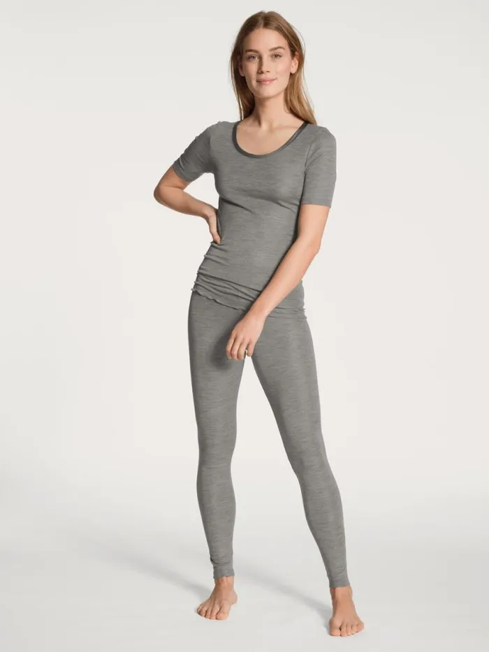 CALIDA Functional Underwear Shirt Short Sleeve Platin Mel 8211 Women