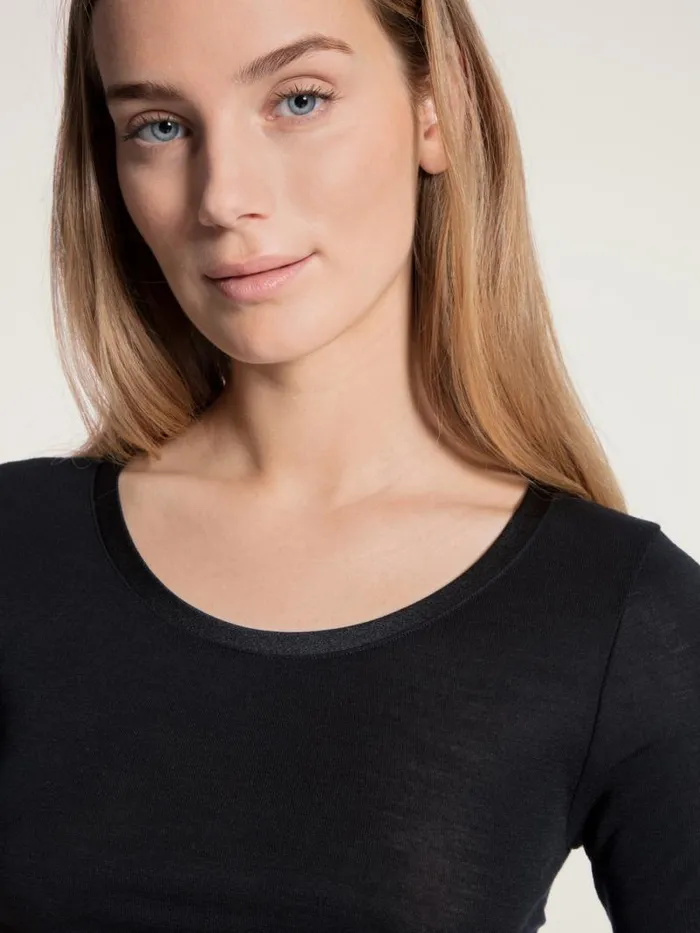 CALIDA Functional Underwear Shirt Short Sleeve Ws Schwarz 8211 Women