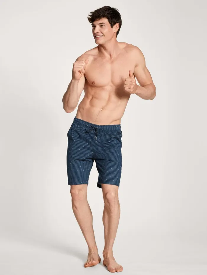 CALIDA Pyjama Pants Bermudas Indian Blue 8211 Men