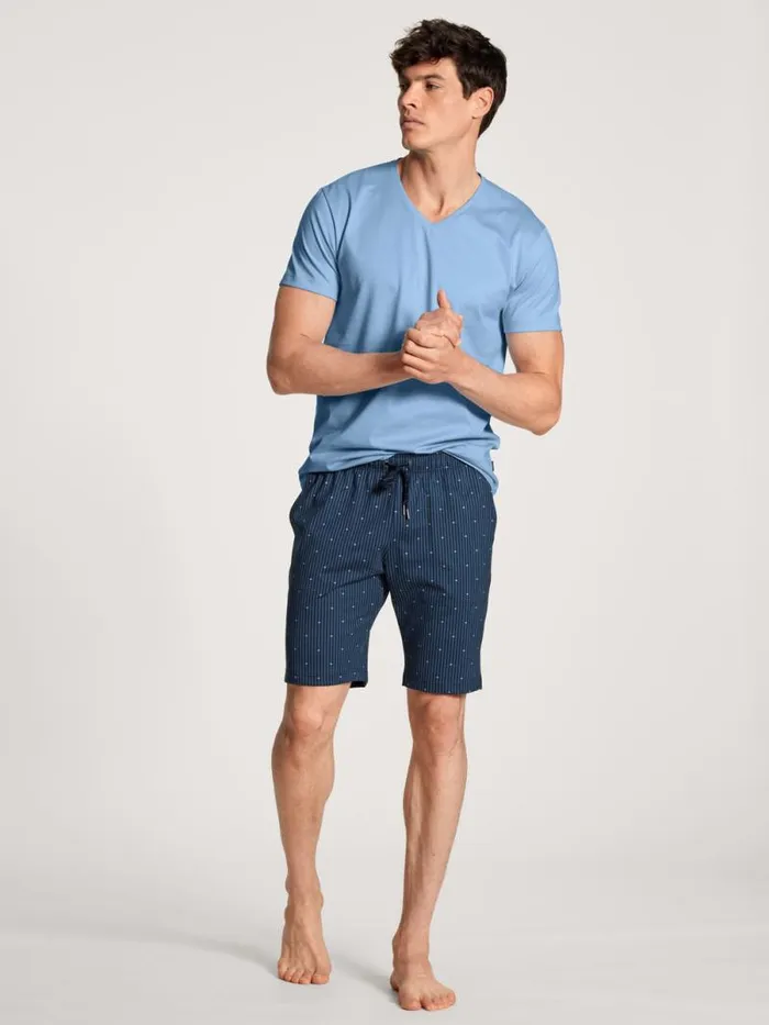 CALIDA Pyjama Pants Bermudas Indian Blue 8211 Men