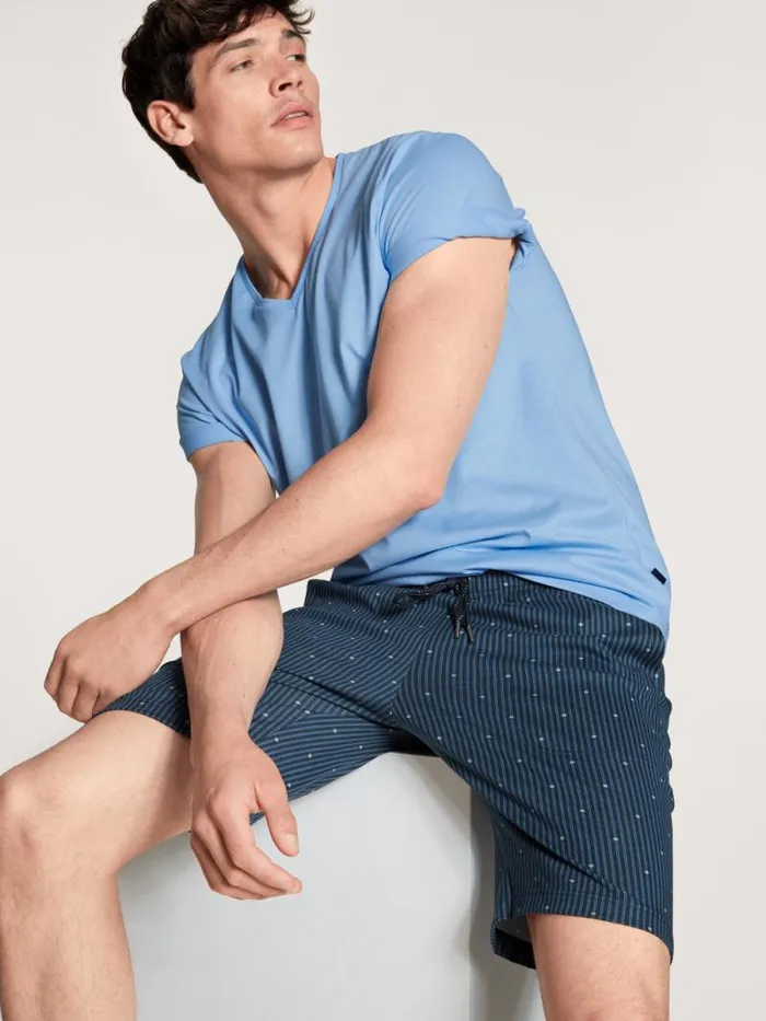 CALIDA Pyjama Pants Bermudas Indian Blue 8211 Men