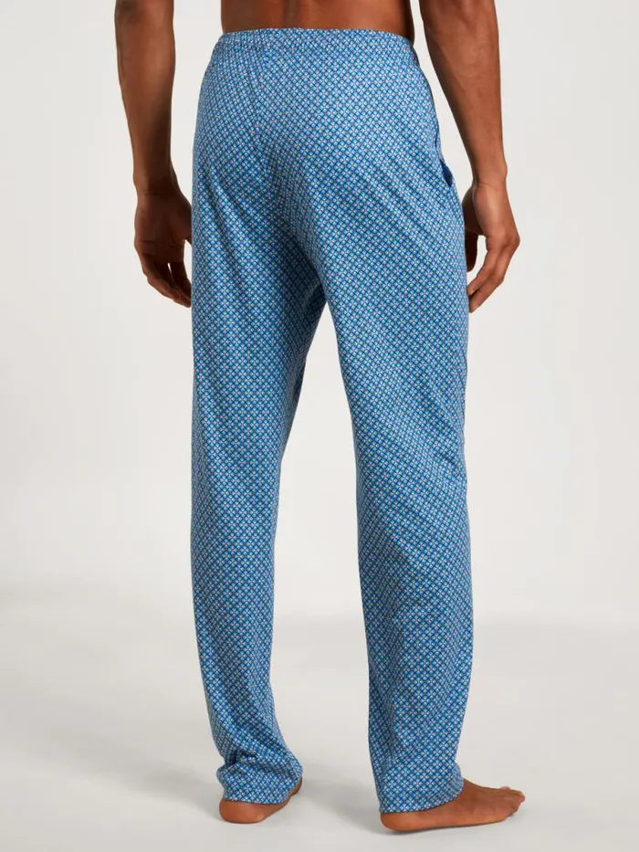 CALIDA Pyjama Pants Long Pants With Side Pockets Azurit Blue 8211 Men