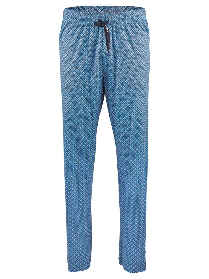 CALIDA Pyjama Pants Long Pants With Side Pockets Azurit Blue 8211 Men