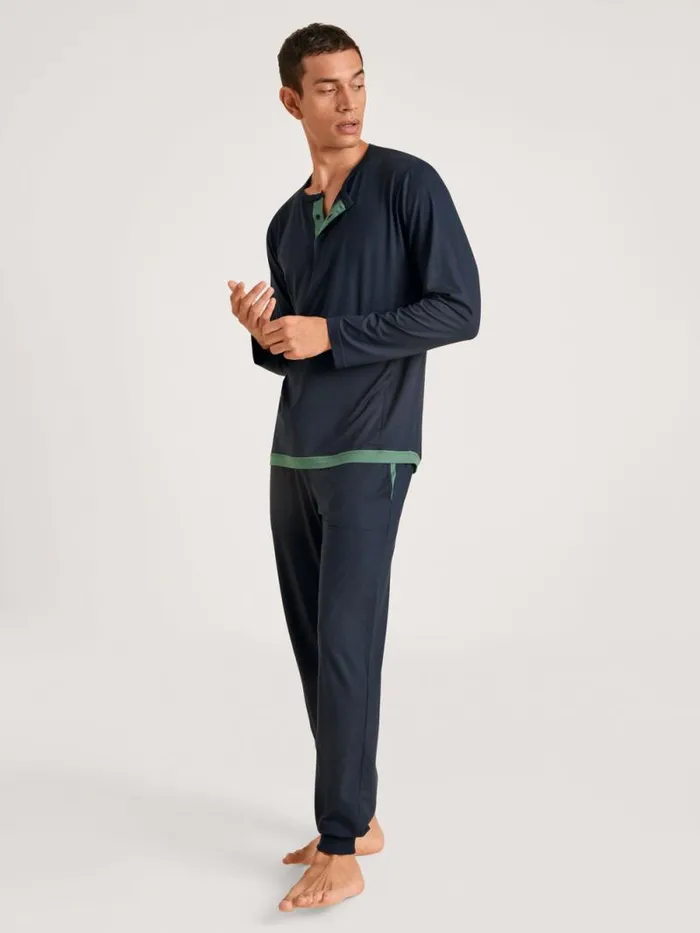 CALIDA Pyjama Pants Pants Dark Sapphire 8211 Men