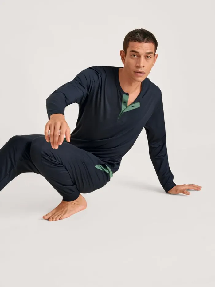 CALIDA Pyjama Pants Pants Dark Sapphire 8211 Men