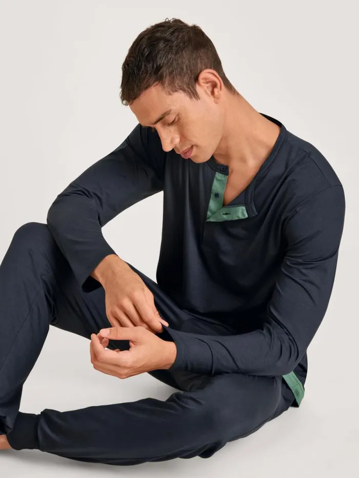 CALIDA Pyjama Pants Pants Dark Sapphire 8211 Men