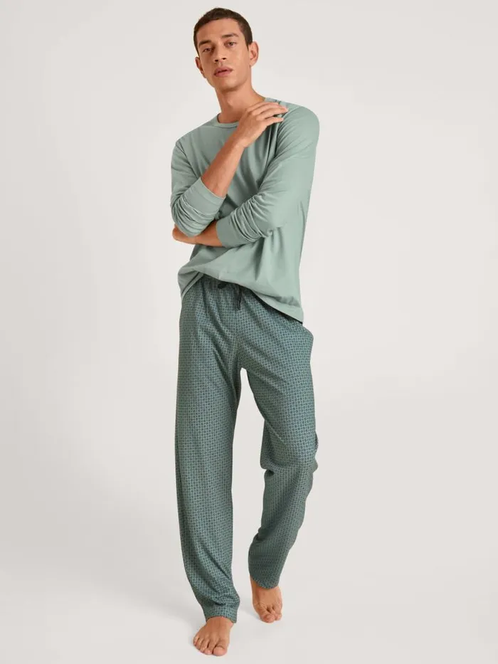 CALIDA Pyjama Pants Pants Slate Grey 8211 Men
