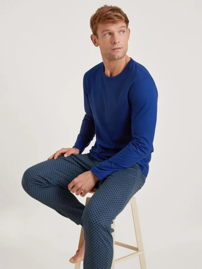 CALIDA Pyjama Pants Pants Sodalite Blue 8211 Men