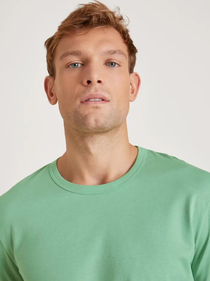 CALIDA Pyjama Tops Shirt Long Sleeve Ming Green 8211 Men