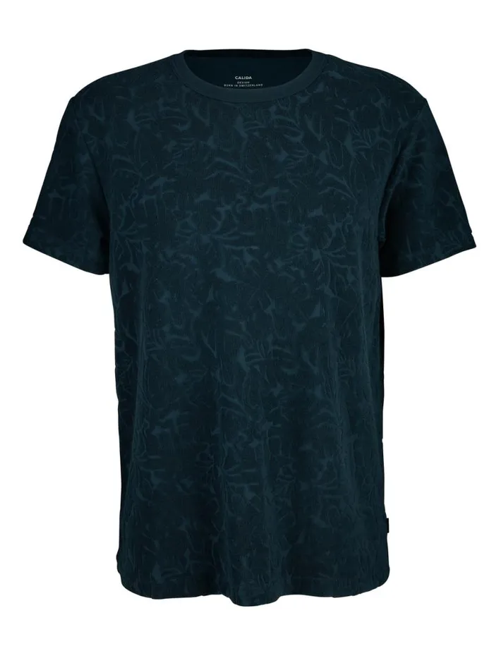CALIDA Pyjama Tops Shirt Short Sleeve Dark Sapphire 8211 Men
