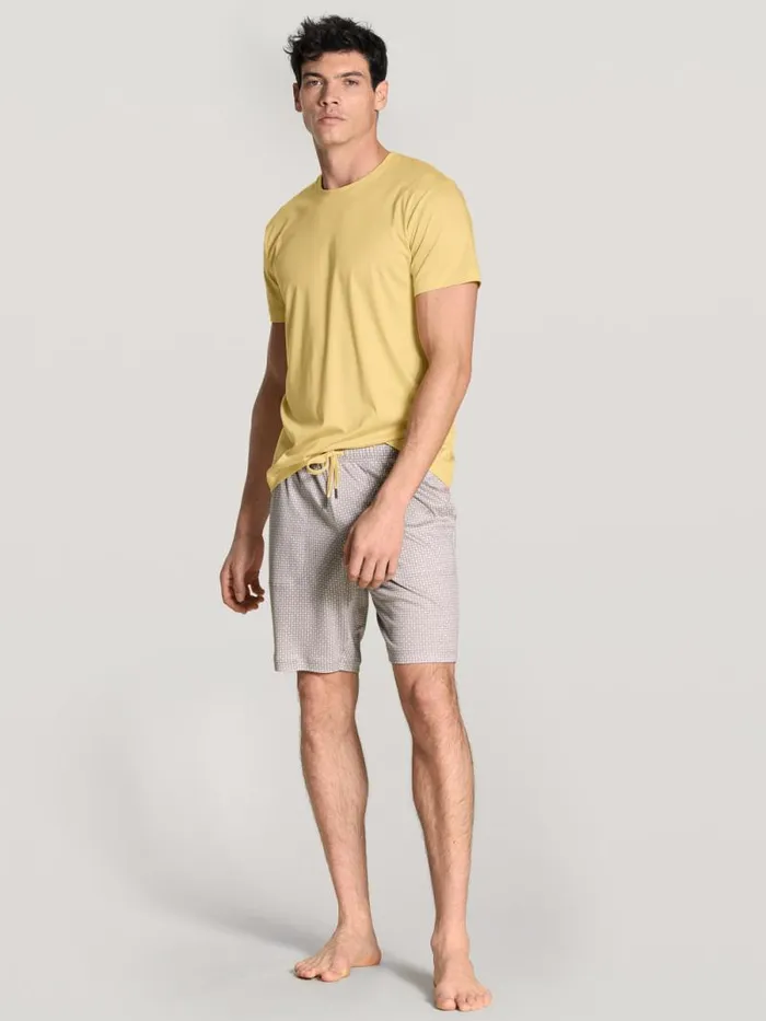 CALIDA Pyjama Tops Shirt Shortsleeve Straw 8211 Men
