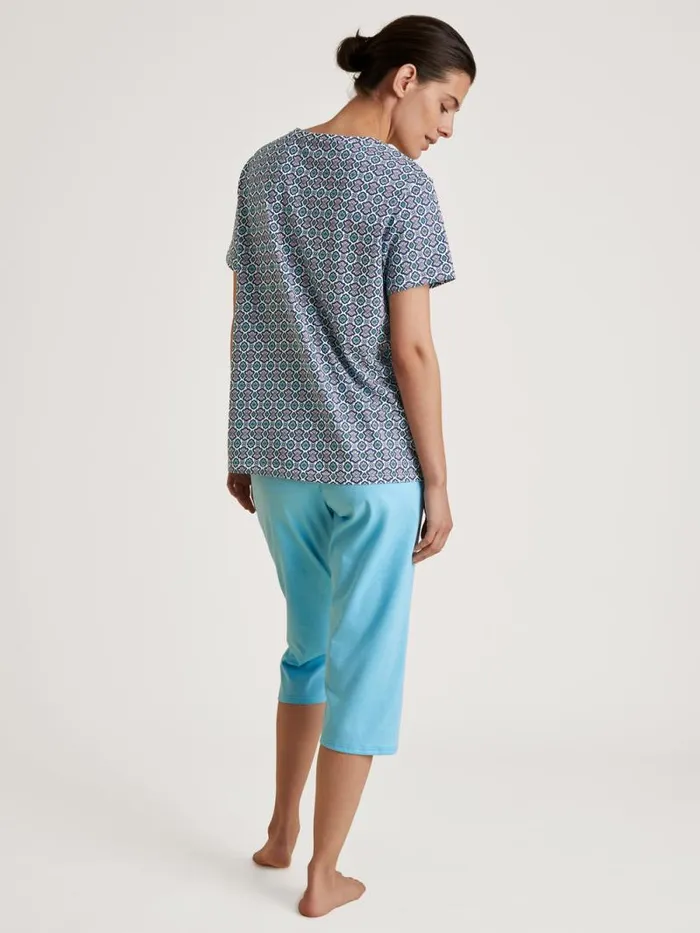 CALIDA Pyjamas 34 Pyjamas Blue Topaz 8211 Women