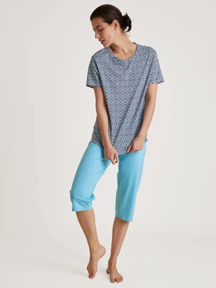 CALIDA Pyjamas 34 Pyjamas Blue Topaz 8211 Women