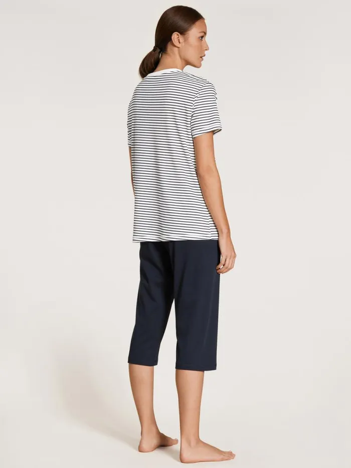 CALIDA Pyjamas Capri Pyjama Dark Lapis Blue 8211 Women