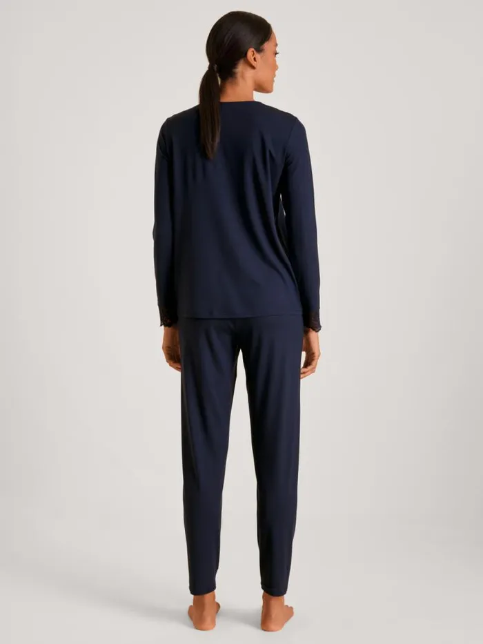 CALIDA Pyjamas Pyjama Dark Lapis Blue 8211 Women