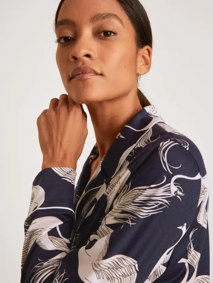 CALIDA Pyjamas Pyjama Eclipse Blue 8211 Women