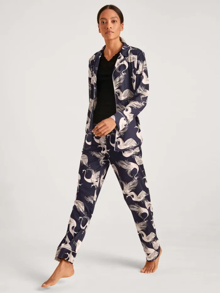 CALIDA Pyjamas Pyjama Eclipse Blue 8211 Women