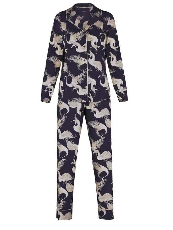 CALIDA Pyjamas Pyjama Eclipse Blue 8211 Women