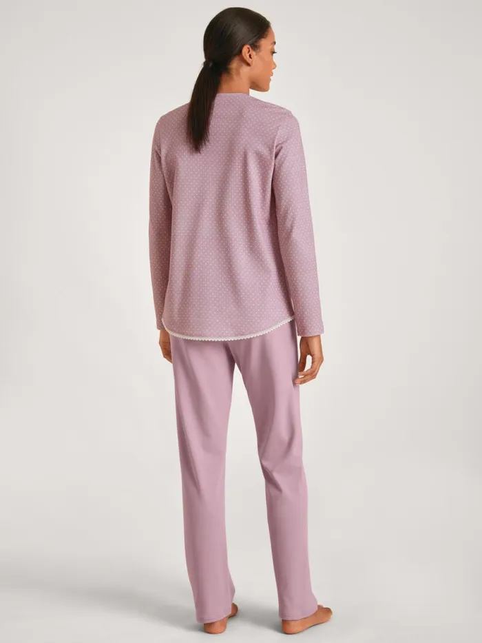 CALIDA Pyjamas Pyjama Mauve Shadow 8211 Women