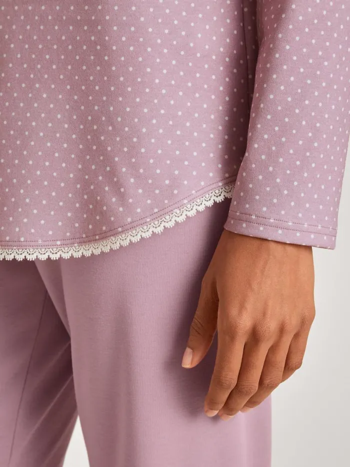 CALIDA Pyjamas Pyjama Mauve Shadow 8211 Women