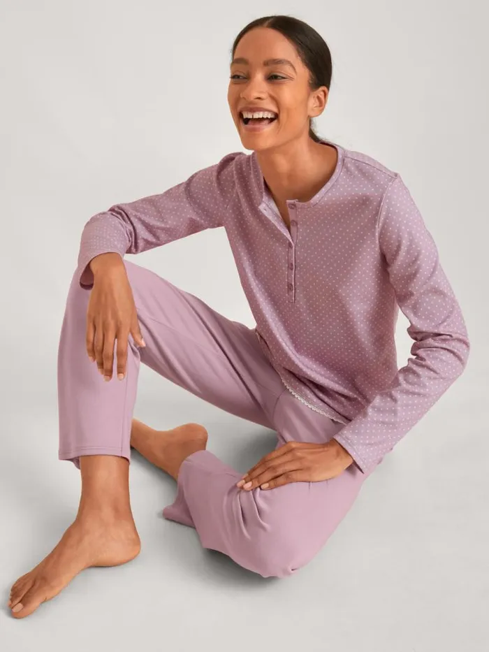 CALIDA Pyjamas Pyjama Mauve Shadow 8211 Women