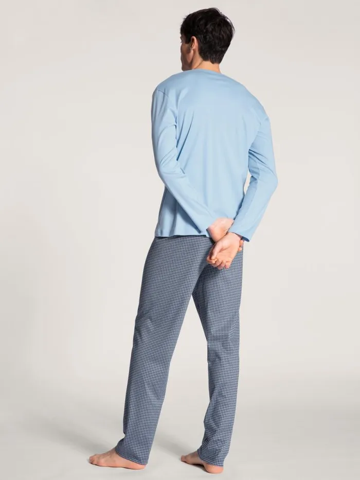 CALIDA Pyjamas Pyjama Placid Blue 8211 Men