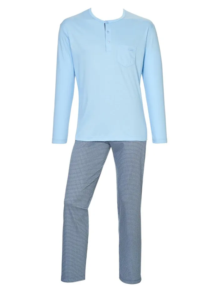 CALIDA Pyjamas Pyjama Placid Blue 8211 Men