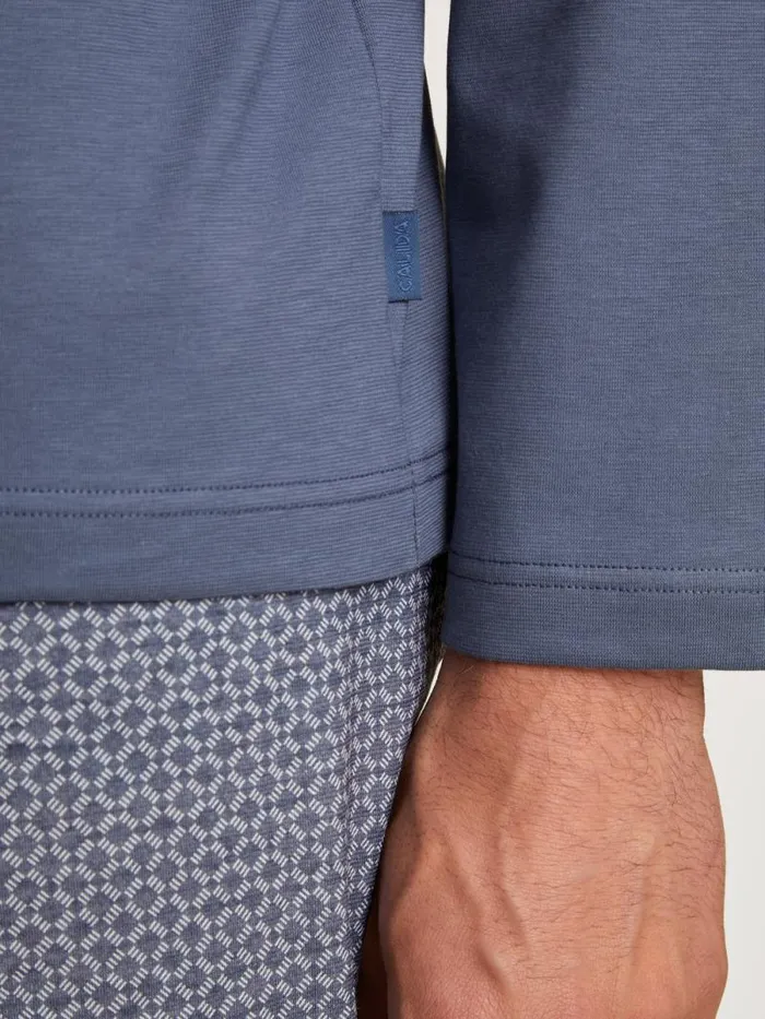 CALIDA Pyjamas Pyjama Vintage Indigo 8211 Men