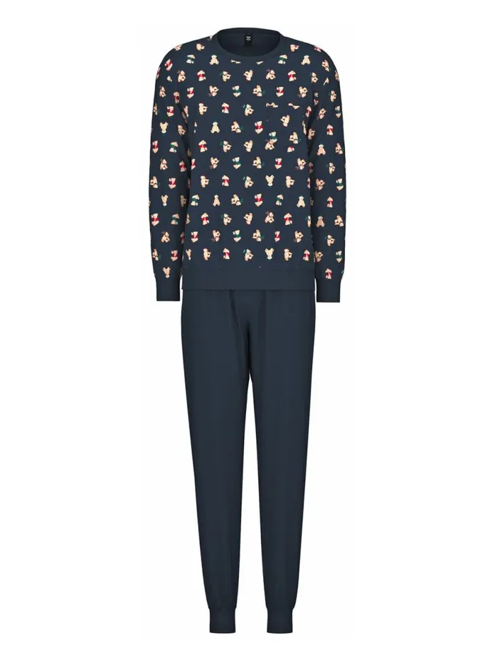 CALIDA Pyjamas Pyjama With Cuff Dark Sapphire 8211 Men