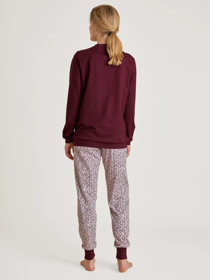 CALIDA Pyjamas Pyjama With Cuff English Red 8211 Women