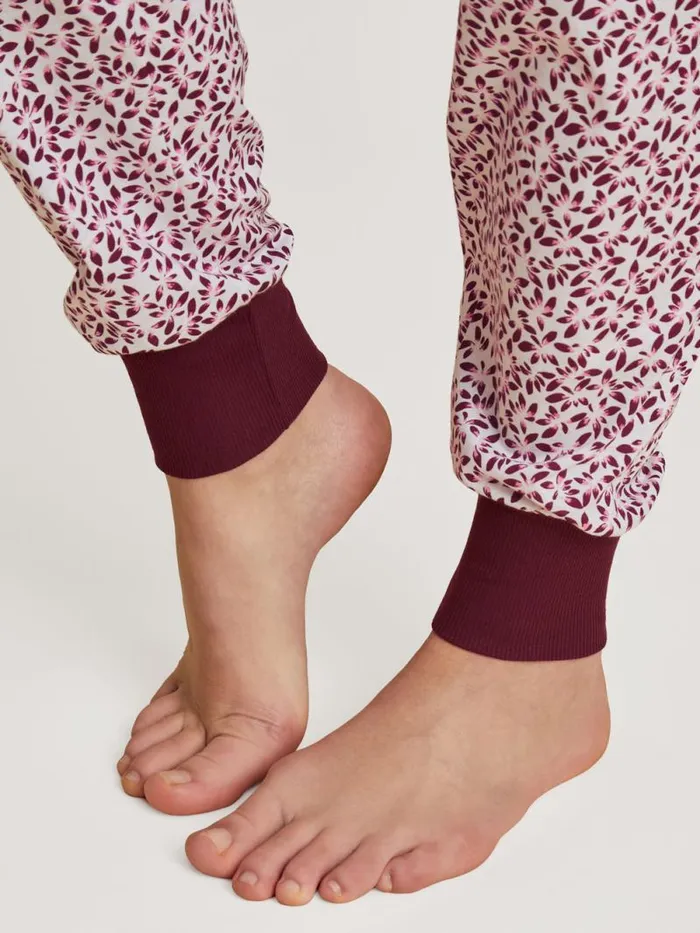 CALIDA Pyjamas Pyjama With Cuff English Red 8211 Women