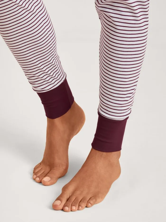 CALIDA Pyjamas Pyjama With Cuff English Red 8211 Women