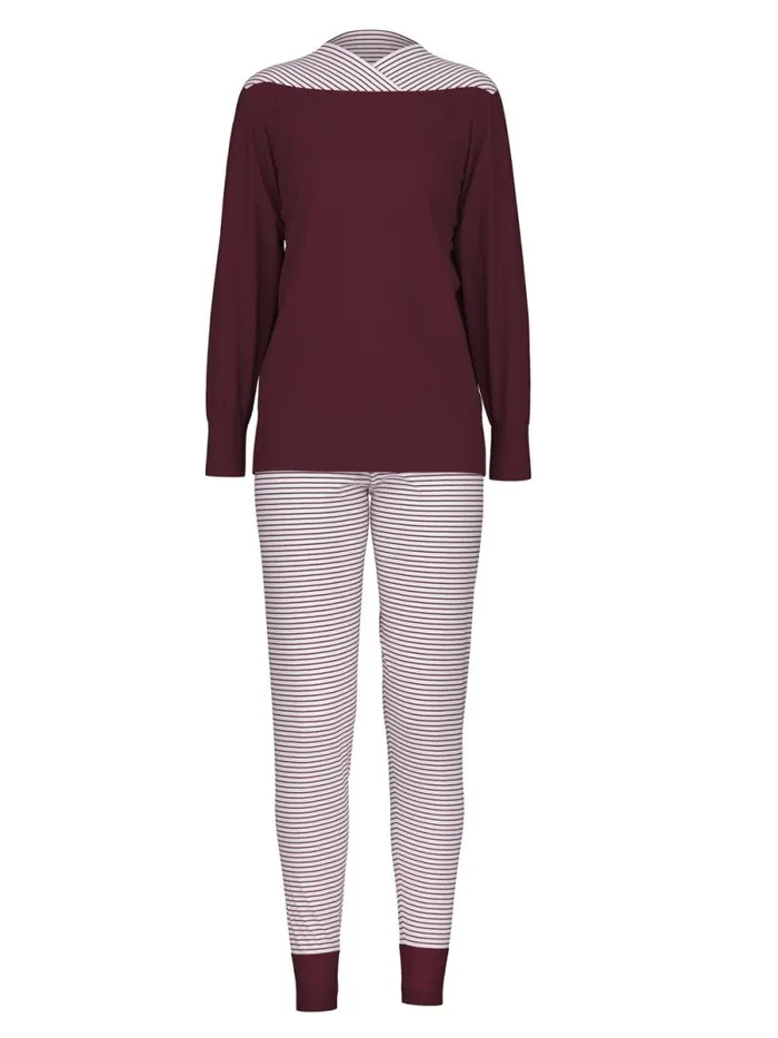 CALIDA Pyjamas Pyjama With Cuff English Red 8211 Women