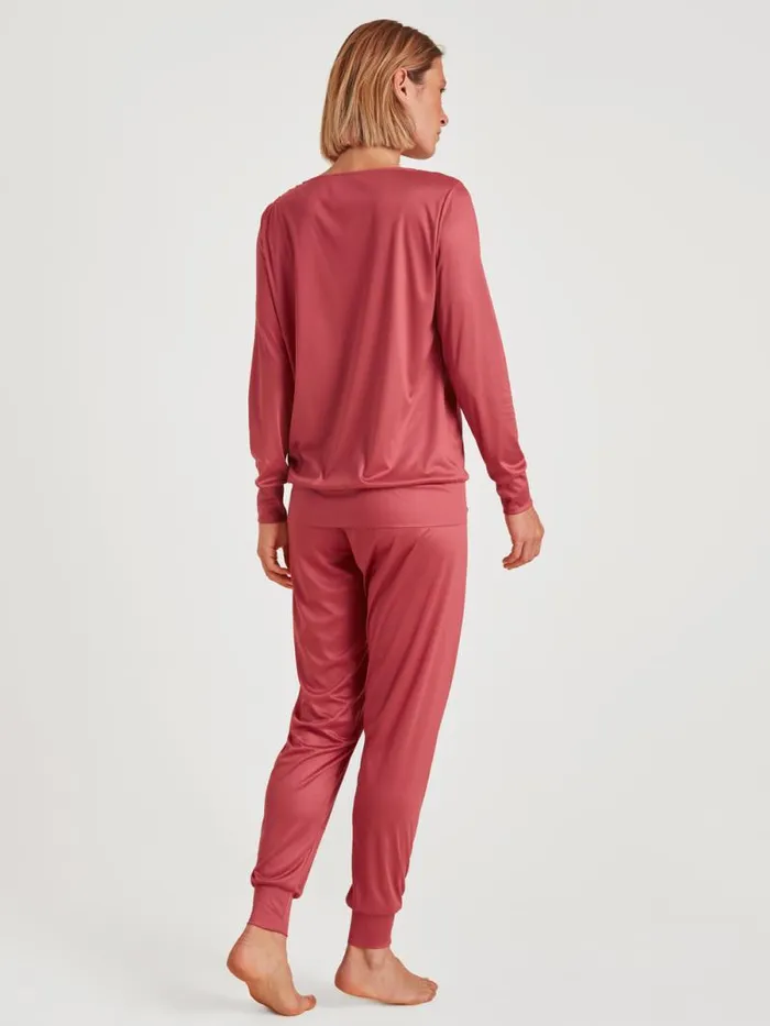 CALIDA Pyjamas Pyjama With Cuff Pomegranate Red 8211 Women