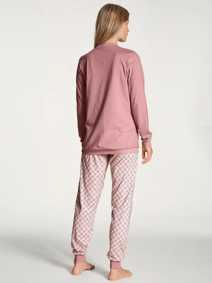 CALIDA Pyjamas Pyjama With Cuff Rose Bud 8211 Women