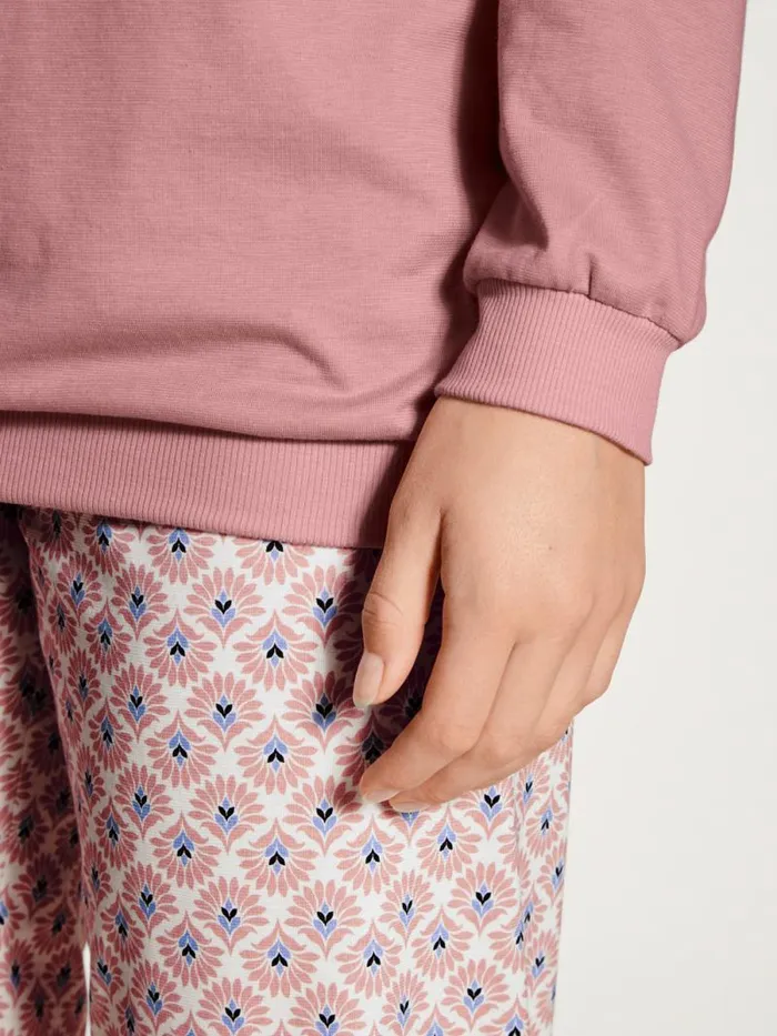 CALIDA Pyjamas Pyjama With Cuff Rose Bud 8211 Women