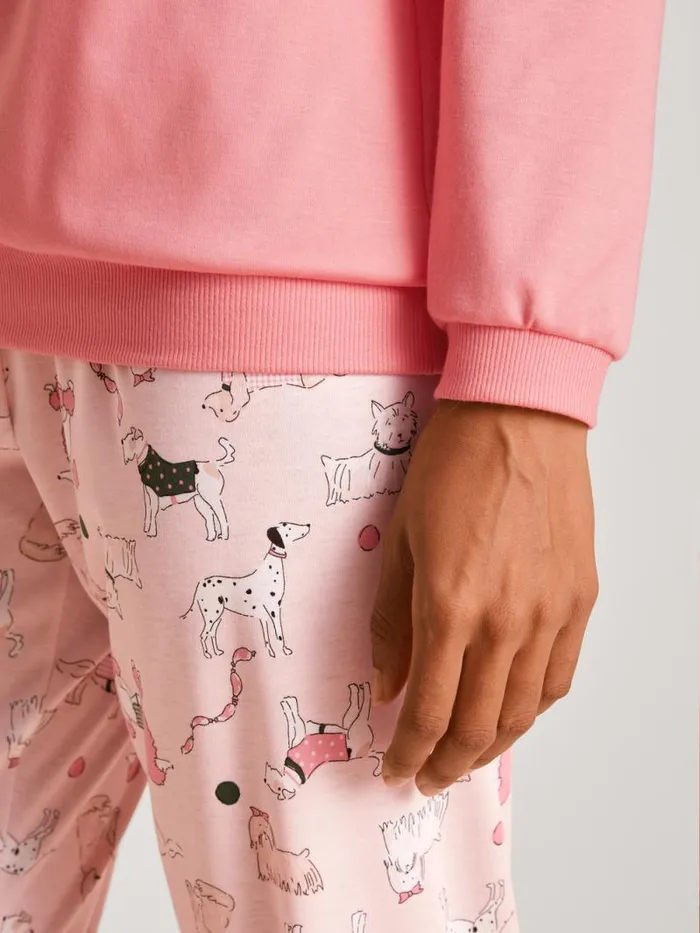 CALIDA Pyjamas Pyjama With Cuff Strawberry Ice 8211 Women