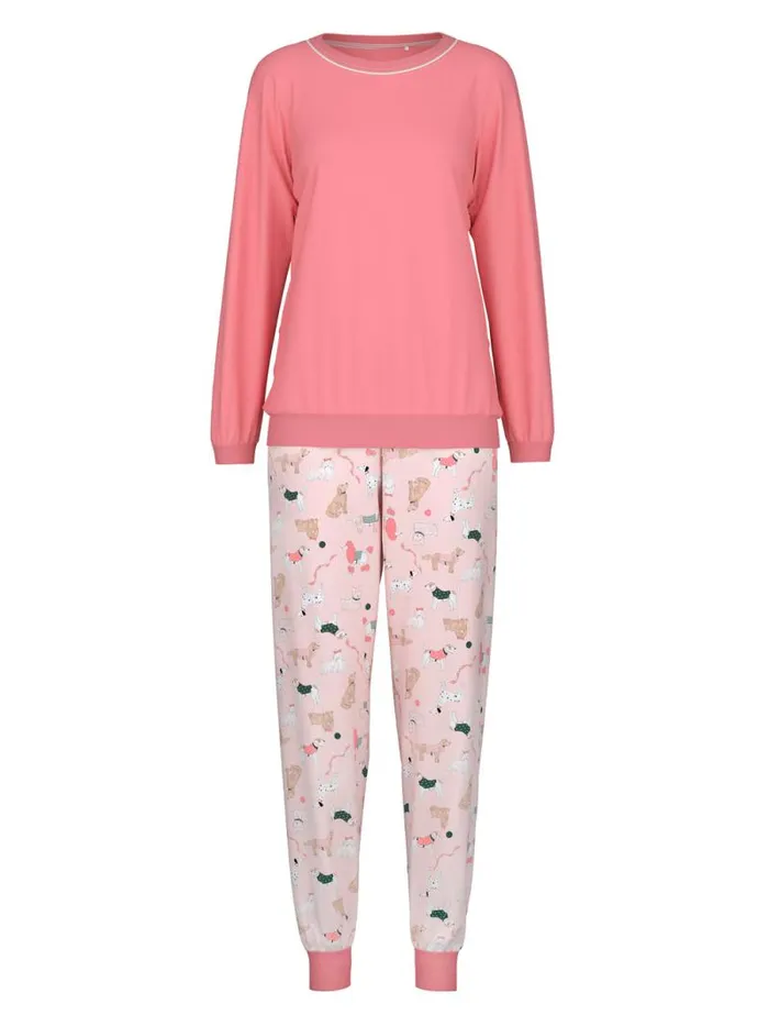 CALIDA Pyjamas Pyjama With Cuff Strawberry Ice 8211 Women