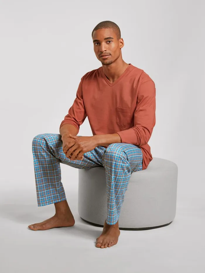 CALIDA Pyjamas Pyjamas Long Redwood 8211 Men