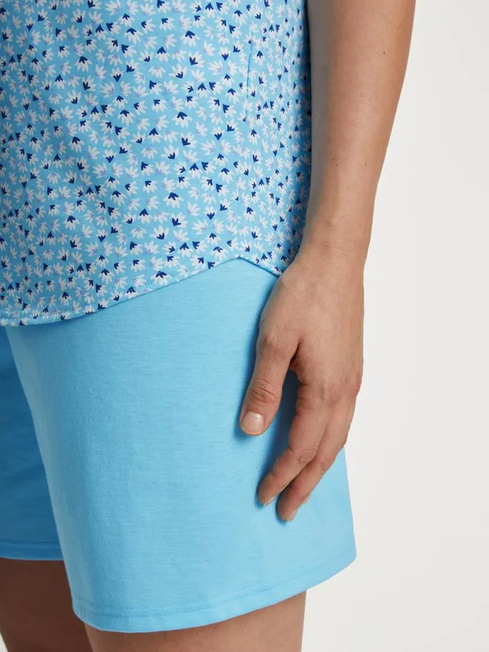 CALIDA Pyjamas Short Pyjama Blue Topaz 8211 Women