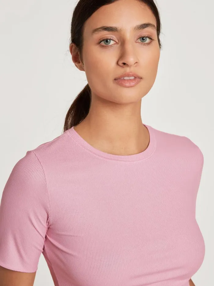 CALIDA Shirts Shirt Short Sleeve Pink Amethyst 8211 Women