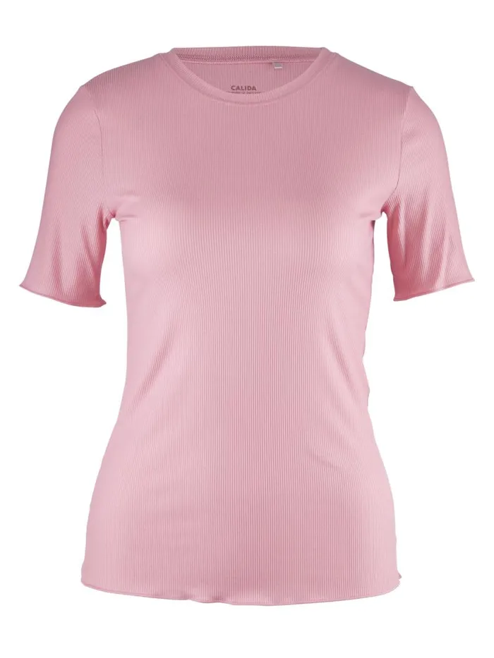 CALIDA Shirts Shirt Short Sleeve Pink Amethyst 8211 Women